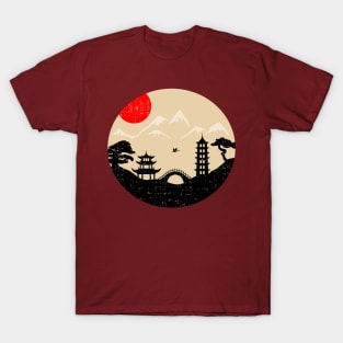 Silhouette scenery T-Shirt